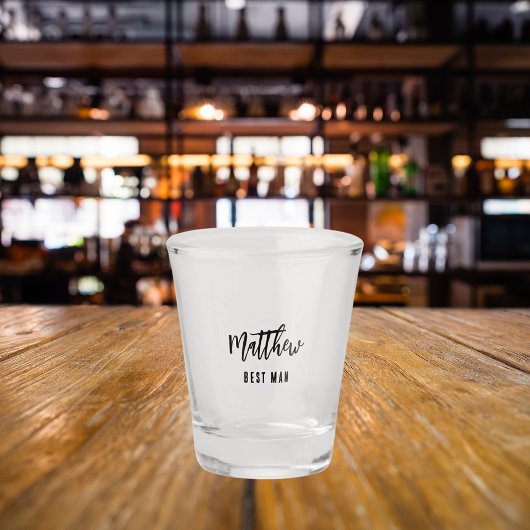 Verre A Shot Enterrement de vie de garçon du témoin