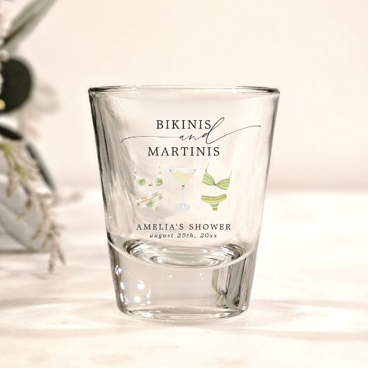 Verre A Shot Enterrement de vie de jeune fille Bikini & Martini