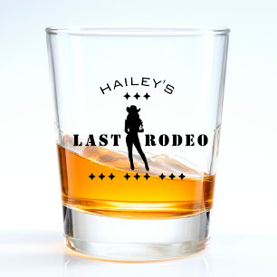 Verre A Shot Enterrement de vie de jeune fille Cowgirl Rodeo Ma