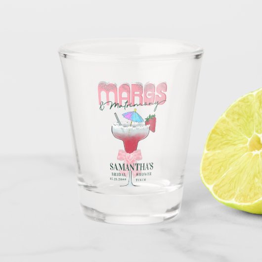 Verre A Shot Enterrement de Vie de Jeune Fille Tequila de Margs (Devant)