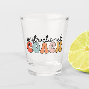 Verre A Shot Entraîneur pédagogique Entraîneur éducatif Retro