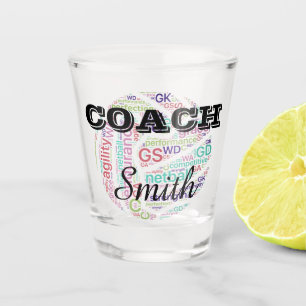 Verre A Shot Entraîneur personnalisé de Netball
