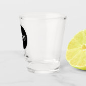 Verre A Shot Entreprise de logo et texte simple (Droite)