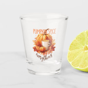 Verre A Shot Épices citrouilles - Foliage de fin et d'automne