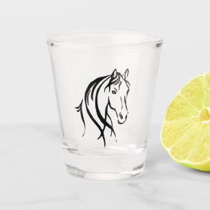 Verre A Shot Équine Extraordinaire