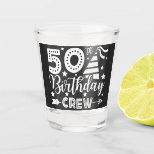 Verre A Shot Équipage 50e anniversaire 50