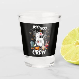 Verre A Shot Équipage Boo Boo Infirmière Fantôme Halloween Épou