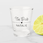 Verre A Shot Équipe de basket-ball mariée (Devant)