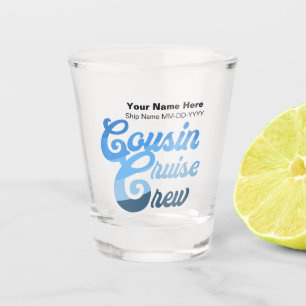 Verre A Shot Équipe de croisière Cousin