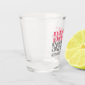 Verre A Shot Équipe de mariées | Pink Bachelorte Party Bridesma (Gauche)