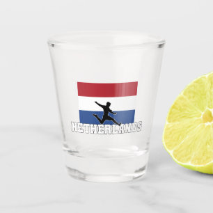 Verre A Shot Équipe de Pays-Bas de football