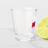 Verre A Shot Équipe de Pologne de football (Gauche)