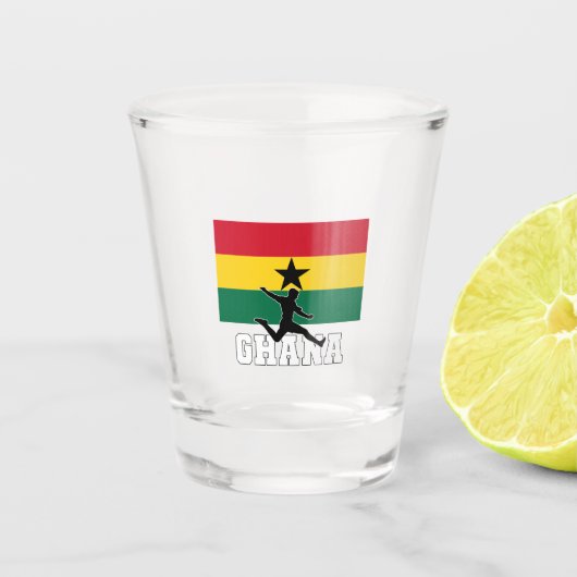 Verre A Shot Équipe du Ghana de football (Devant)