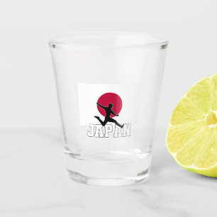 Verre A Shot Équipe du Japon de football Soccer