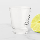 Verre A Shot Équipe du Oui Mariage Personnalisé (Gauche)