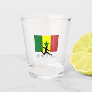 Verre A Shot Équipe du Sénégal de football Soccer