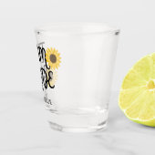 Verre A Shot Équipe Mariée Sunflower Bachelorette Bridesmaid (Droite)