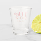 Verre A Shot Équipe Moderne de Mariage avec Dégradé de Coucher  (Dos)