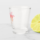 Verre A Shot Équipe Moderne de Mariage avec Dégradé de Coucher  (Droite)