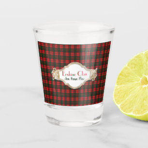 Verre A Shot Erskine Clan écossais Tartan