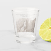 Verre A Shot Escalade Mountain Rock Date de mariage préféré (Dos)