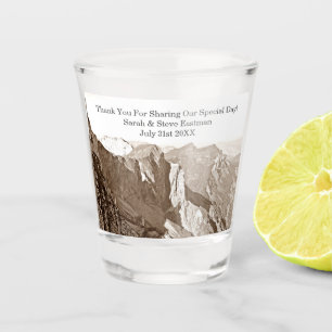 Verre A Shot Escalade Mountain Rock Date de mariage préféré