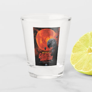 Verre A Shot Espace cimetière crâne Halloween Galaxie des horre