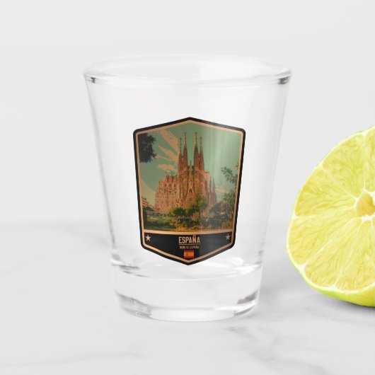 Verre A Shot Espagne (Devant)
