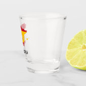 Verre A Shot Espagne Carte du drapeau espagnol (Droite)
