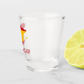 Verre A Shot Espagne Carte du Drapeau espagnol Salud Chefs (Droite)