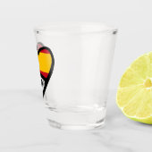 Verre A Shot Espagne Code Pays Coeur Drapeau, ESP (Droite)