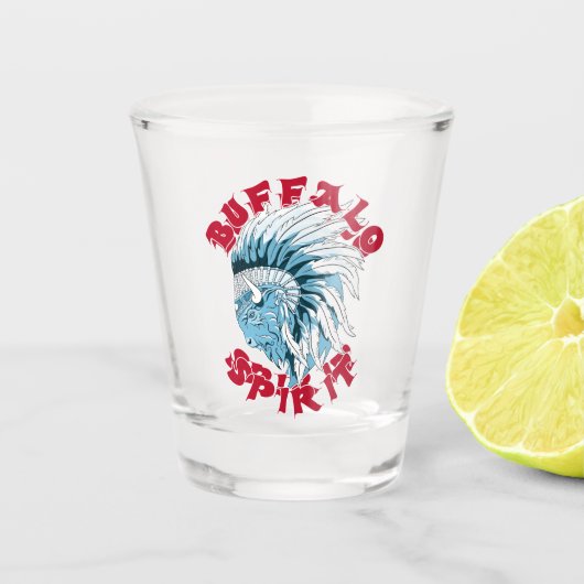 Verre A Shot Esprit animal de Buffalo (Devant)