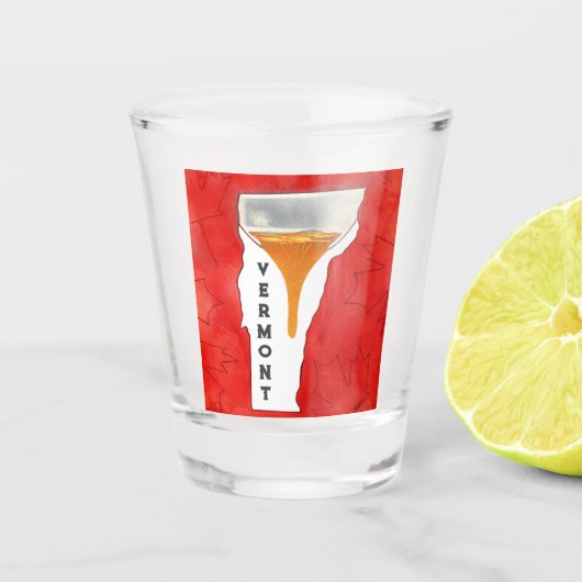 Verre A Shot État du Vermont (Devant)