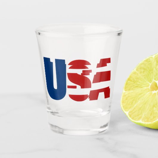 Verre A Shot États-Unis. (Devant)