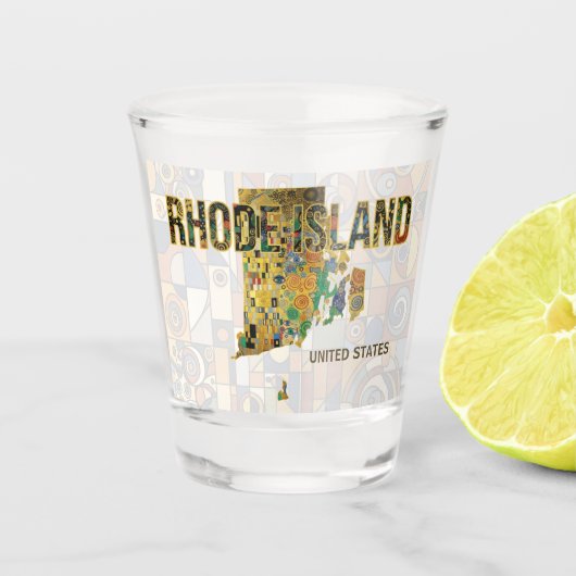 Verre A Shot États-Unis - Rhode Island (Devant)
