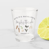 Verre A Shot Été Neutres Personnalisé Bachelorette Party (Devant)