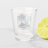 Verre A Shot Été plage (Dos)