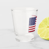 Verre A Shot Étoiles et bandes (Gauche)