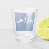 Verre A Shot Évolution du canoë-kayak (Dos)