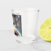 Verre A Shot Explosion de rupture galactique dans l'espace prof (Droite)