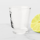 Verre A Shot F-Caw-F Funny Black Crow Bird (Droite)