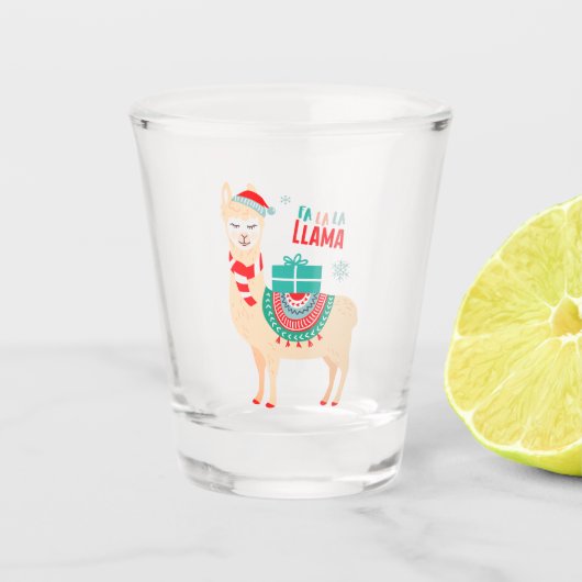 Verre A Shot Fa La Llama | Noël (Devant)