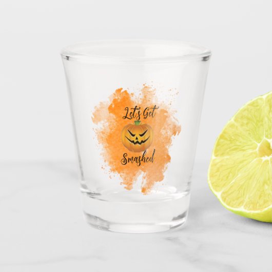 Verre A Shot Faisons fondre Halloween Shot Glass (Devant)