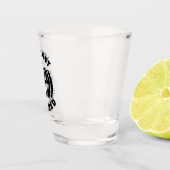 Verre A Shot Faisons-nous tomber | Citation de boisson amusante (Droite)