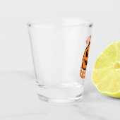 Verre A Shot Faisons tomber Tipsy Halloween Jack-O’-Lantern (Gauche)