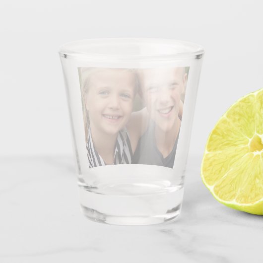 Verre A Shot Faites votre propre photo (Dos)