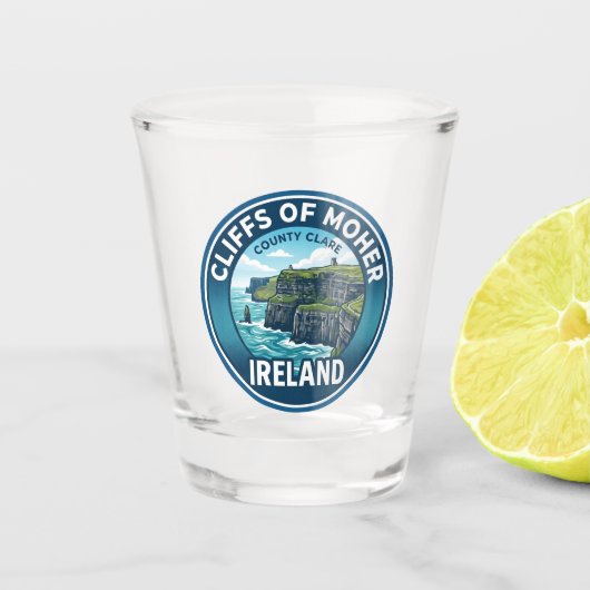Verre A Shot Falaises de Moher Irlande (Devant)