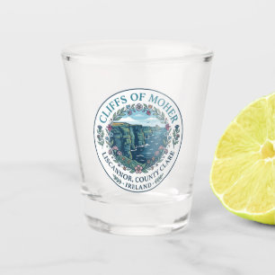 Verre A Shot Falaises de Moher, Liscannor, Comté de Clare, Irla