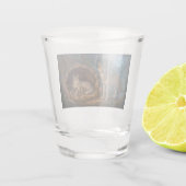 Verre A Shot Famille de loups (Dos)