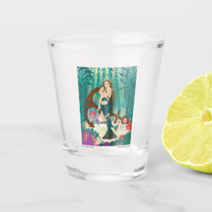 Verre A Shot Famille de sirènes (brunes)